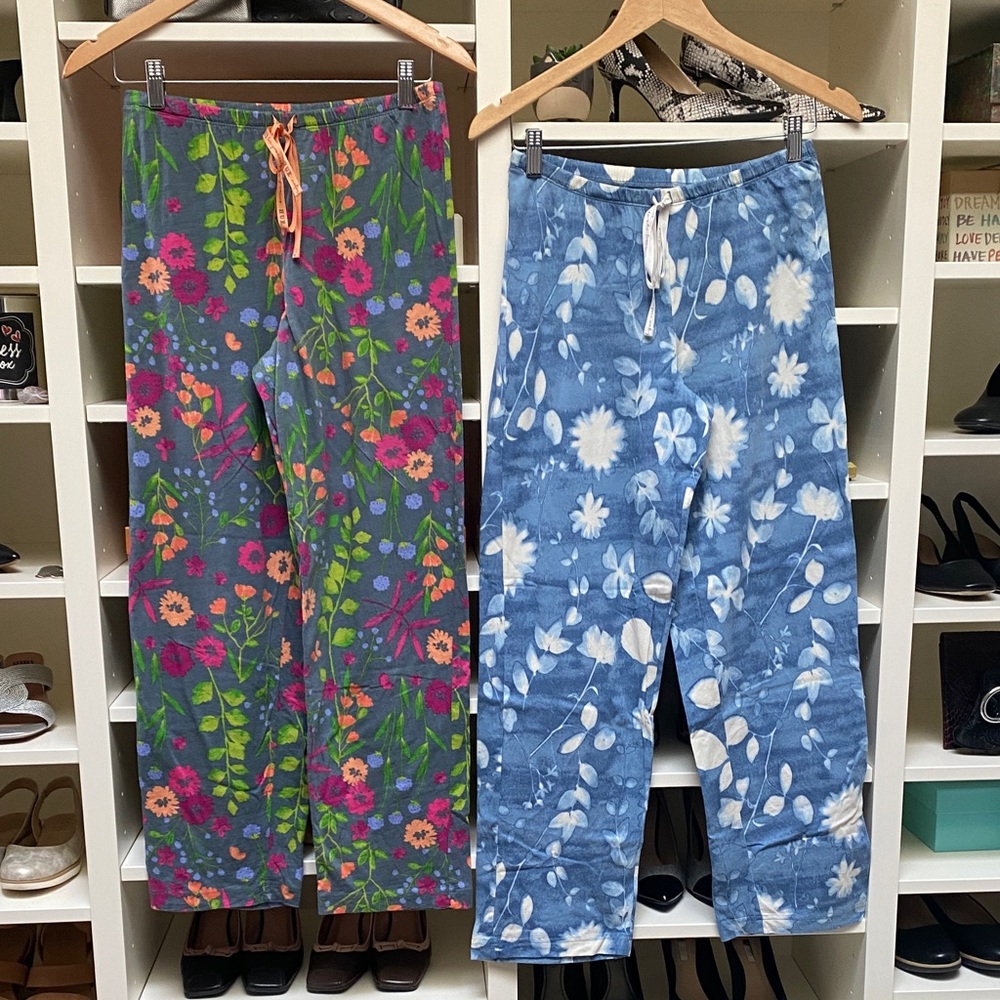 HUE - set of 2 PJ Pants.  Size S.  EUC!